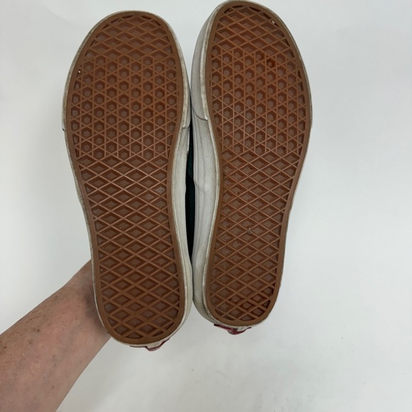 Vans Authentic Pig Suede Shoe Lace Up Sneakers Darkest Spruce Green M 7 W 8.5 - Picture 7 of 10